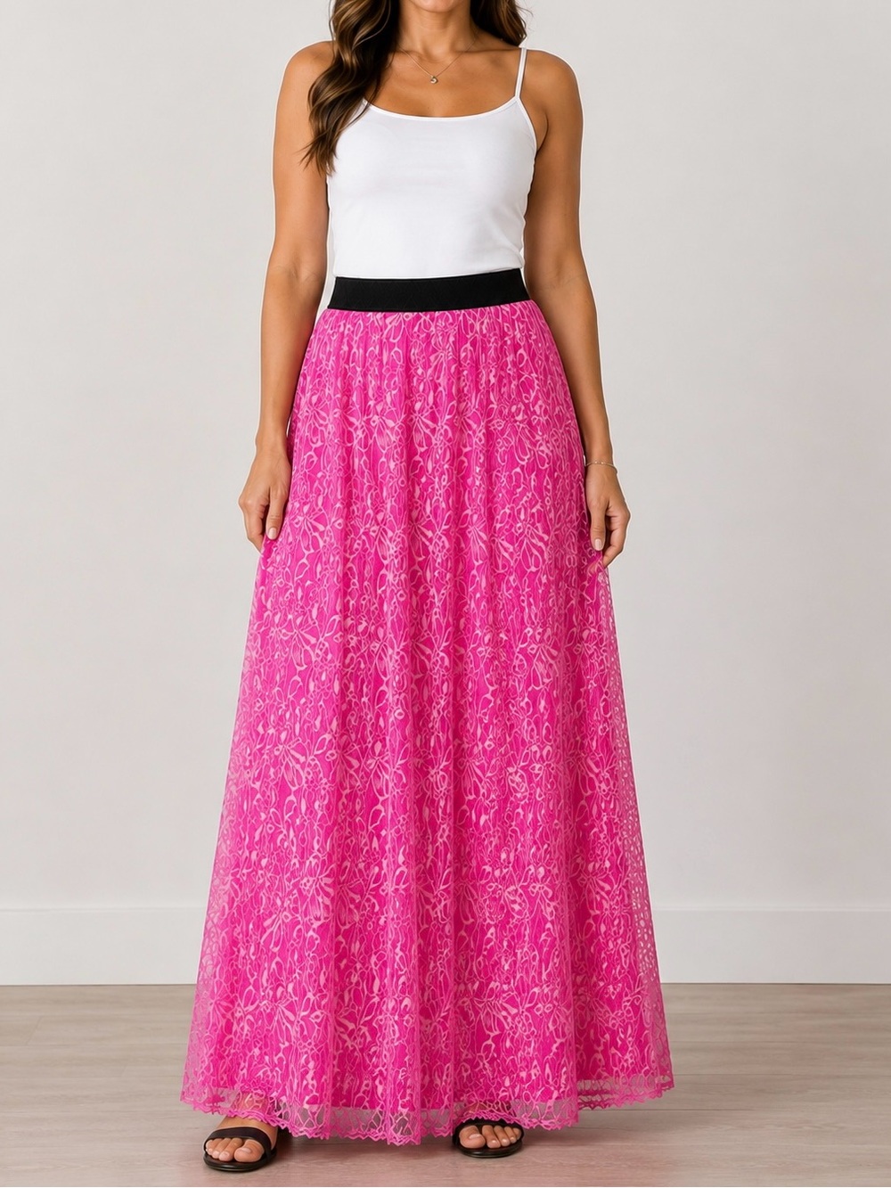 (0031) Women’s : 2XL Lularoe Lucy Lace Skirt- G3